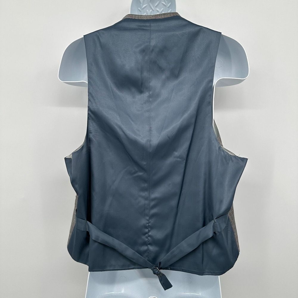 Vintage 70s Neiman Marcus Blazer Vest Mens Size 46 Extra Long Glenurquhart Check - Picture 10 of 16